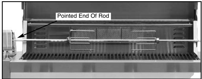 AEG-ELECTROLUX GL30NKEC - ATTACHING THE ROTISSERIE (purchased separately) - 1