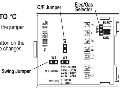 AEG-ELECTROLUX LUX DMH100 - CHANGING FROM ^ F TO ^ C - 1