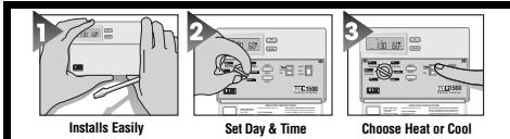 AEG-ELECTROLUX LUX TX1500B - SMART TEMP® ELECTRONIC THERMOSTAT - 1