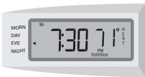 AEG-ELECTROLUX LUX TX500B - TEMPORARY TEMPERATURE OVERRIDE - 1