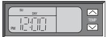 AEG-ELECTROLUX LUX TX500B - SETTING THE TIME AND DAY - 1