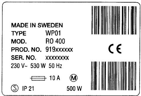 AEG-ELECTROLUX RO400C - Service and spare parts - 1