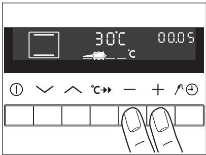 AEG-ELECTROLUX B8872-5-W - Aflaesning af temperature - 2