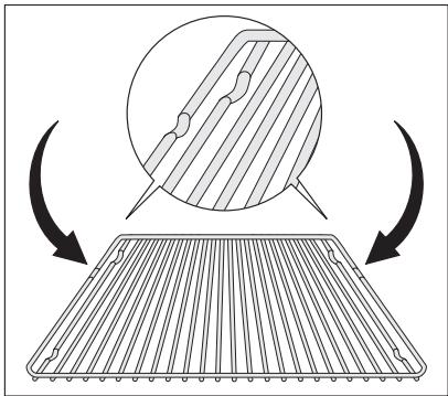 AEG-ELECTROLUX E3051-4-D R05 - Installation de la grille : - 1