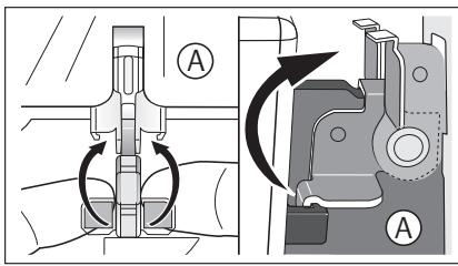 AEG-ELECTROLUX E4001-7-M - Removing the oven door - 1