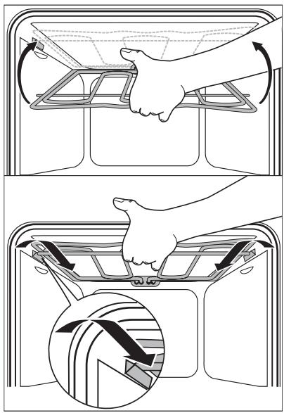 AEG-ELECTROLUX E4105-5-M - Fastening the heating element - 2