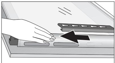 AEG-ELECTROLUX E4105-5-M - Removing the oven door glass - 2