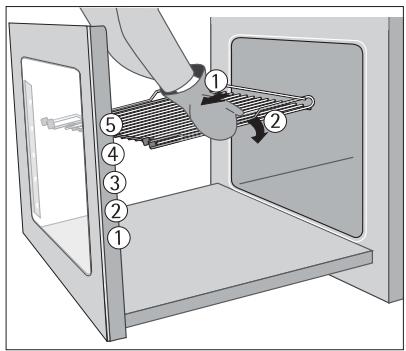 AEG-ELECTROLUX E4105-5-M - Inserting the side rails - 2
