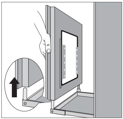 AEG-ELECTROLUX E4105-5-M EU(ML) - Removing the oven carriage door - 3
