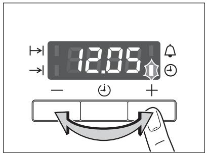 AEG-ELECTROLUX E4105-5-M EU(ML) - Setting and changing the time - 2
