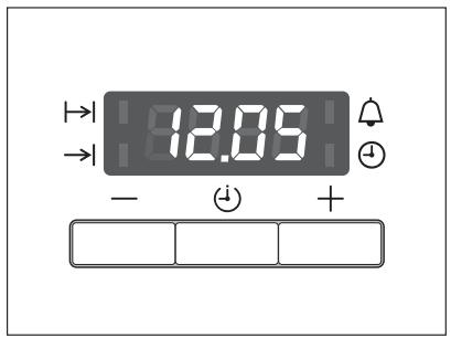 AEG-ELECTROLUX E4105-5-M EU(ML) - Setting and changing the time - 4