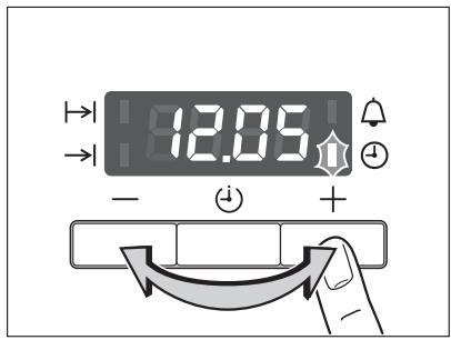 AEG-ELECTROLUX E4106-5-M DE R08 - Setting and changing the time - 4