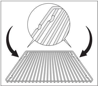 AEG-ELECTROLUX E4106-5-M DE R08 - Inserting the oven shelf: - 1