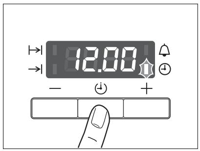 AEG-ELECTROLUX E4106-5-M DE R08 - Setting and changing the time - 3