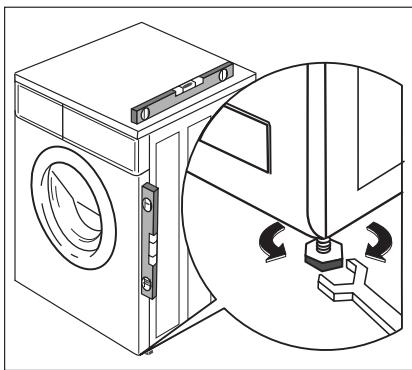 AEG-ELECTROLUX LB3453 - Positioning and levelling - 1