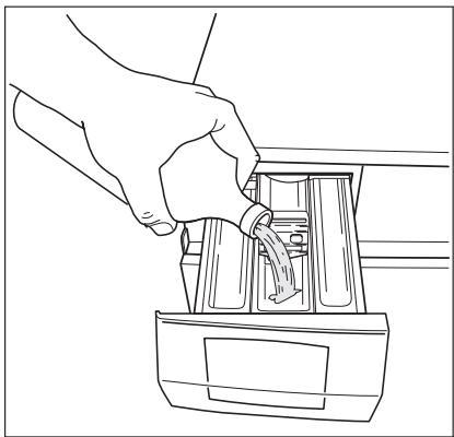 AEG-ELECTROLUX LB3453 - Measure out the detergent and the fabric softener - 2