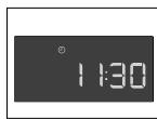 AEG-ELECTROLUX MCD2662E-M - Setting the clock - 1