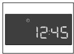 AEG-ELECTROLUX MCD2662E-M - Adjusting the time when the clock is set or oven is in 'Econ' mode - 1