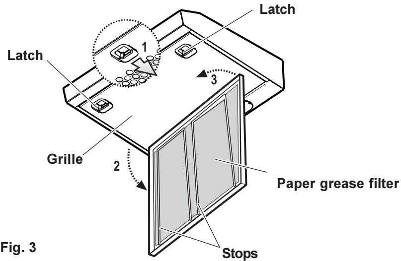 AEG-ELECTROLUX DU 3150 - Removing the filter - 1