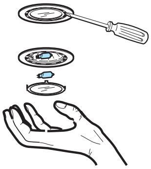 AEG-ELECTROLUX DU 3150 - Changing the light bulb - DU 4561 - 1