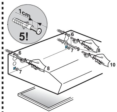 AEG-ELECTROLUX DU 3150 - Befestigung an der Wand - Bild 8 - 2