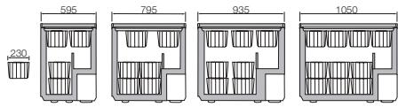 AEG-ELECTROLUX ECN26108W - Forvaringskorgar - 2