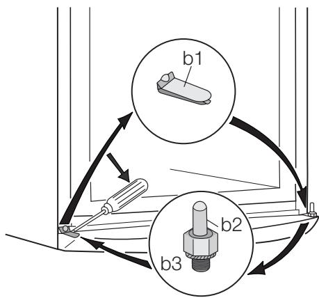 AEG-ELECTROLUX ENA34733W - Omhengsling av doren - 5