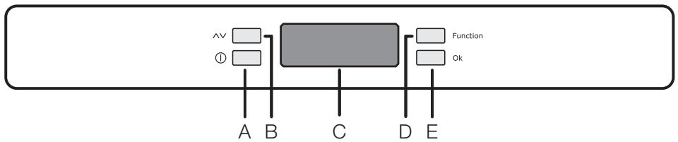 AEG-ELECTROLUX ENA34733W - BETJENINGSPANEL - 1