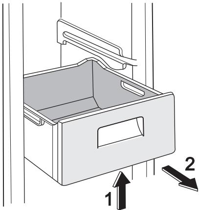 AEG-ELECTROLUX ENA34733W - Udtagning af fryserens frysekurve - 1