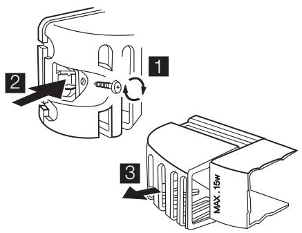 AEG-ELECTROLUX ENA34733W - Byte av glödlampan - 1