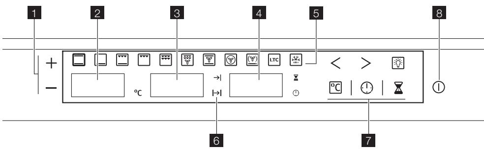AEG-ELECTROLUX EOK68600X - Bedieningspaneel - 1