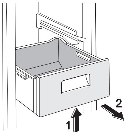 AEG-ELECTROLUX ERA36833W - Ta ut frysekurvene av fryseren - 1