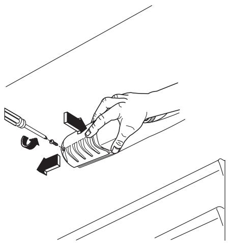AEG-ELECTROLUX ERN23510 - Replacing the lamp - 1
