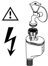 AEG-ELECTROLUX ESL67010 - Advertência Tensão perigosa - 1