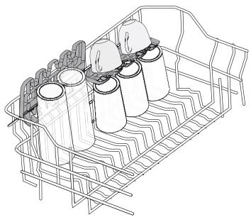 AEG-ELECTROLUX ESL67010 - The upper basket - 2