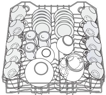 AEG-ELECTROLUX ESL67010 - The upper basket - 1