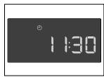 AEG-ELECTROLUX MC1763E - Setting the clock - 1