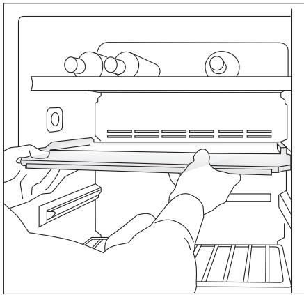 AEG-ELECTROLUX SWS98820L0 - Cambiar la posicion de la bandeja - 1