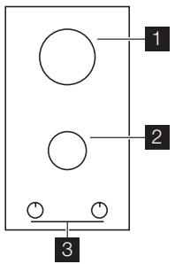 AEG-ELECTROLUX EGC3322NOK - COOKING SURFACE LAYOUT - 1
