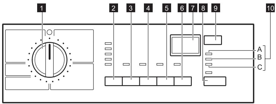 AEG-ELECTROLUX L61270BI - CONTROL PANEL - 1