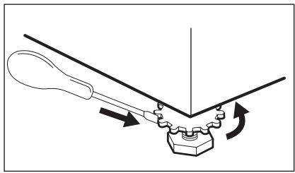 AEG-ELECTROLUX L61470WDBI - POSITIONING AND LEVELLING - 2