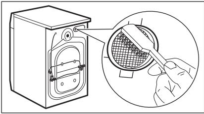 AEG-ELECTROLUX LP5210 - So reinigen Sie die Wasserzulauffilter: - 2