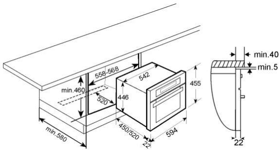 AEG-ELECTROLUX MCC3885E-M - L'installation/installatie - 1