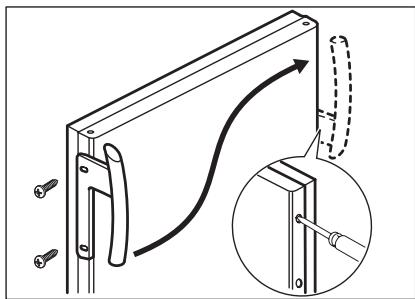 AEG-ELECTROLUX SG248 - Réversibilité de la porte - 5