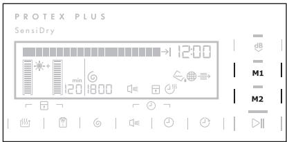 AEG-ELECTROLUX T96699IH - USER SELECTION MEMORY 1-2 - 1