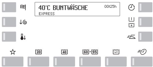 AEG-ELECTROLUX WASL5M102 - Zusatzprogramme wahlen - 1