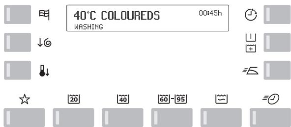 AEG-ELECTROLUX WASL7M102 - Programme time / programme status - 1