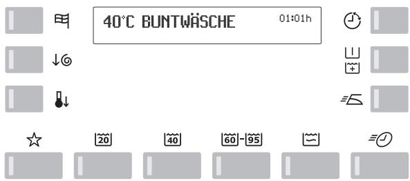 AEG-ELECTROLUX WASL7M102 - Zusatzfunktionen wahlen - 1