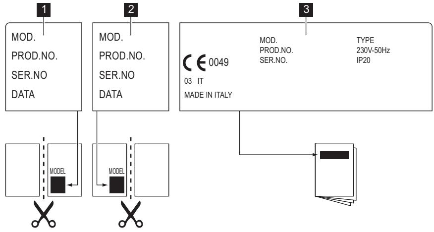 AEG-ELECTROLUX EGG3322 - Tarvikute kotis olevad sildid - 1