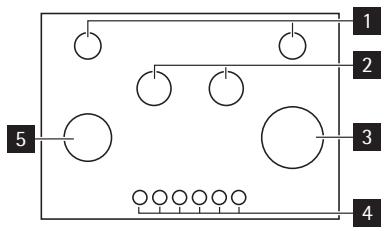 AEG-ELECTROLUX EGG9363 - Cooking surface layout - 1